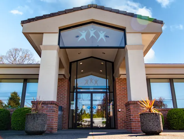 Storefront of People's Community Federal Credit Union in Hazel Dell, Vancouver, WA